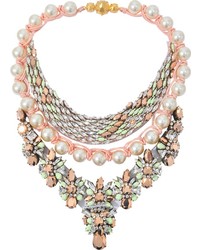 Shourouk Jade River Collar Necklace