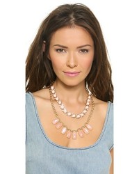 Lee Angel Lee By Layered Stone Necklace Set
