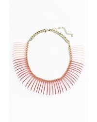 Leith Ombre Dragon Collar Necklace Pink