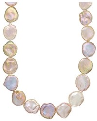 Macy's Sterling Silver Pink Keshi Pearl Necklace