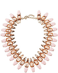 Panacea Pink Rose Statet Collar Necklace