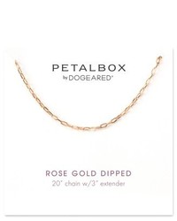 Dogeared Petalbox Link Necklace