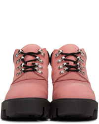 Acne Studios Pink Tinne Hiking Boots