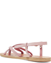 Ancient Greek Sandals Semele Nubuck Sandals Baby Pink