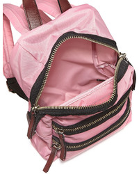 Marc Jacobs Nylon Biker Mini Backpack Pink Fleur