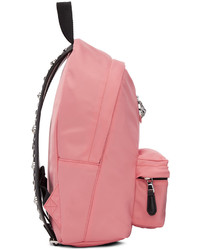 Versus Pink Nylon Lion Backpack