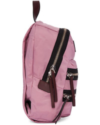 Marc Jacobs Pink Nylon Mini Biker Backpack