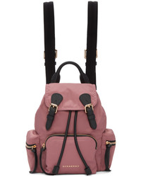 Burberry Pink Small Nylon Backpack