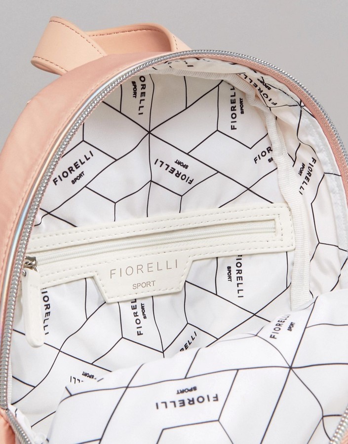Fiorelli Mini Backpack Handbag Travel Rucksack Bag Sports Strike In Powder Blush 