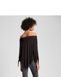 Alison Andrews Tie Sleeve Off The Shoulder Tunic