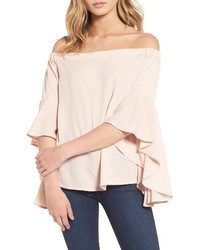 Chelsea28 Bell Sleeve Off The Shoulder Top