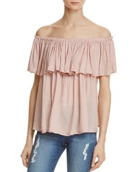 Mustard Seed Ruffled Off The Shoulder Top