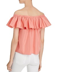 Rebecca Taylor Off The Shoulder Ruffle Top