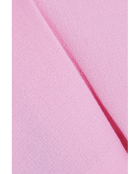 Roland Mouret Treback Off The Shoulder Wool Crepe Top Pink