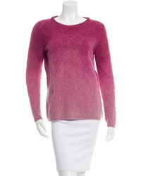 Pink Ombre Crew-neck Sweater
