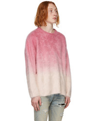R13 Pink Cashmere Ombre Sweater