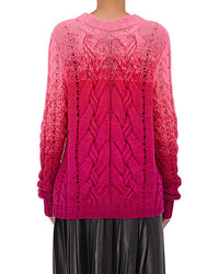 Spencer Vladimir Ombr Cable Knit Cashmere Sweater