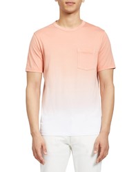 Pink Ombre Crew-neck T-shirt