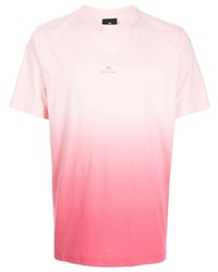 PS Paul Smith Cotton Ombr Print T Shirt