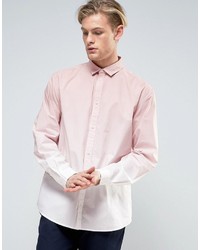 Pink Ombre Long Sleeve Shirt