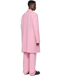 We11done Pink Polyester Coat