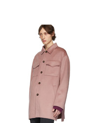 Nanushka Pink Rhys Coat