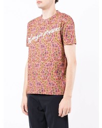 Etro Paisley Print Cotton T Shirt