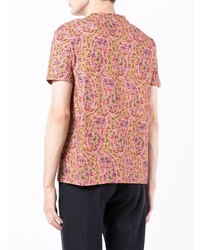 Etro Paisley Print Cotton T Shirt