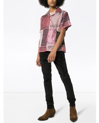 Amiri Bandana Print Silk Shirt