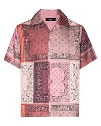 Amiri Bandana Print Silk Shirt