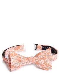 Pink Paisley Silk Bow-tie