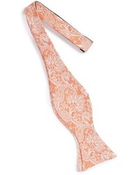 Ted Baker London Paisley Silk Linen Bow Tie