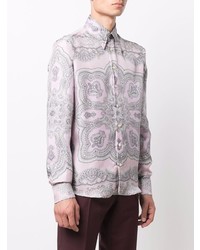 Etro Paisley Print Silk Shirt