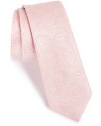 The Tie Bar Textured Paisley Silk Tie