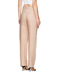 Chloé Pink Cargo Pockets Trousers