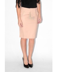 Luce C Leather Pencil Skirt