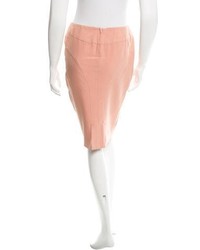 Jean Paul Gaultier Silk Pencil Skirt