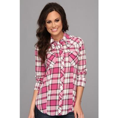 Roper 8990 Pink Plaid Shirt Long Sleeve Button Up Pink, $45 | Zappos ...
