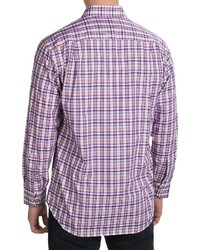 Scott Barber Andrew Cotton Dobby Shirt Long Sleeve