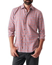 Faherty Stretch Featherweight Cotton Flannel Shirt In Lowell Plaid At Nordstrom