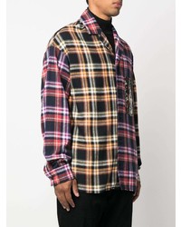 VERSACE JEANS COUTURE Checked Cotton Shirt