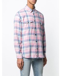 Saint Laurent Oversize Checked Shirt