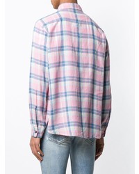 Saint Laurent Oversize Checked Shirt