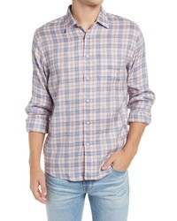 Faherty Regular Fit Plaid Stretch Button Up Shirt