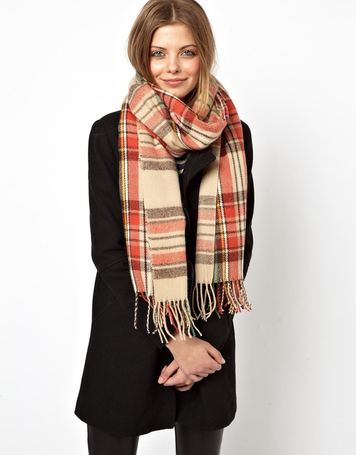 Модные шарфы зима женские