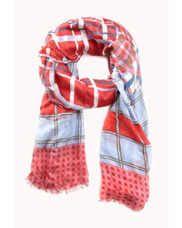 Forever 21 Rustic Mixed Plaid Scarf