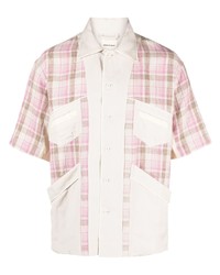 Nicholas Daley Plaid Check Pattern Shirt