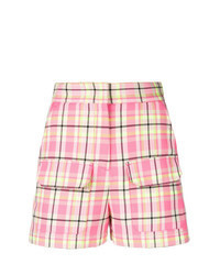 Pink Plaid Shorts