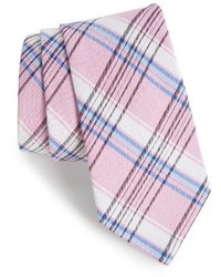 Nordstrom Shop Plaid Cotton Silk Tie