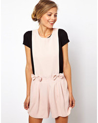 Asos Playsuit With Bow Front